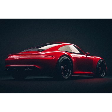 Porsche rood